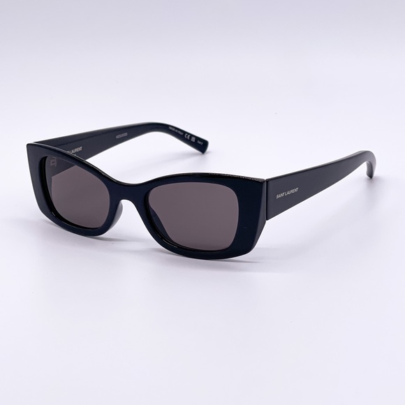 NEW  SAINT LAURENT SL593 001 BLACK WOMEN SUNGLASSES SAINT LAURENT SL 593 001 - Picture 3 of 15